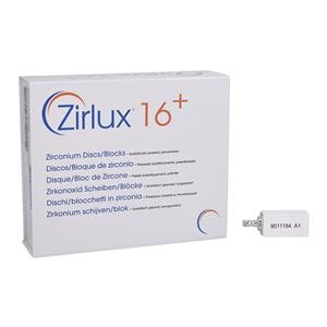 Zirlux 16+ Zirconia Block A1 40x19x15mm 6/PK