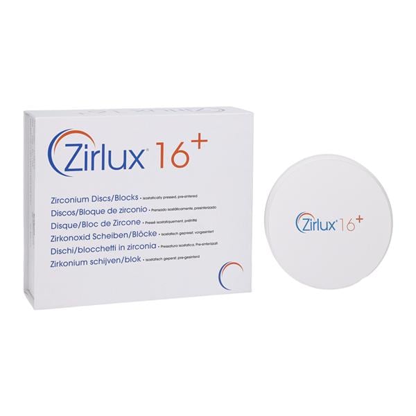 Zirlux 16+ Zirconia Disc A1 98x20mm Ea