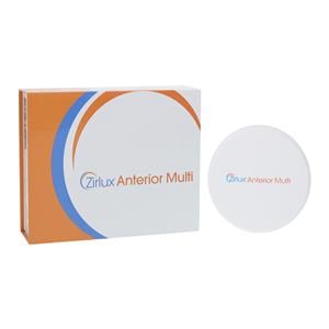 Zirlux Anterior Multi Zirconia Disc A1 98x18mm Ea