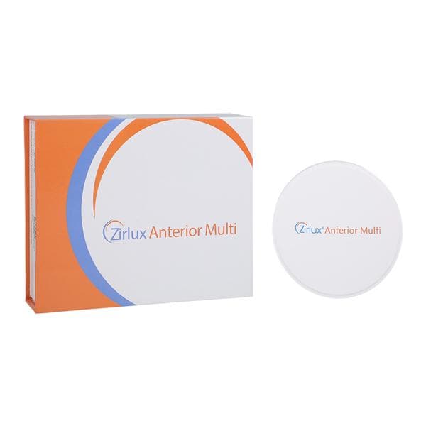 Zirlux Anterior Multi Zirconia Disc A3 98x12mm Ea