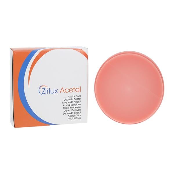 Zirlux Acetal Polymer Disc Pink 98x20mm Ea