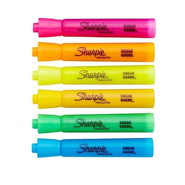 Sharpie Accent Highlighters Assorted Colors 12/Pack 12/Pk
