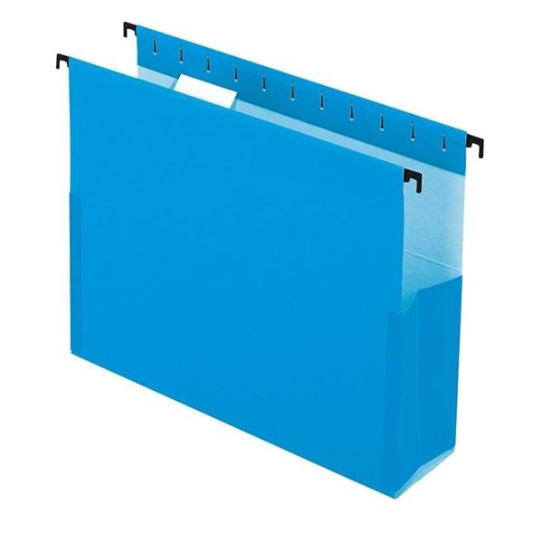 Reinforced Box Files 3 in Expansion Letter Size Blue 25/Pack 25/Bx