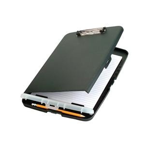 Clipboard Storage Box 10.5 in x 14.5 in x 1.25 in Charcoal/Gray /Gray