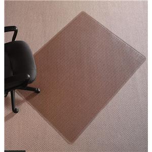 Realspace Chair Mat Rectangular 46"W x 60"D Clear Ea