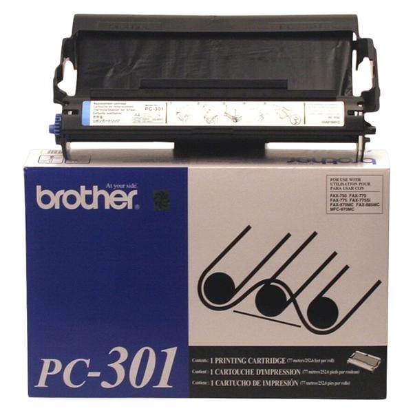 Brother PC-301 Black Print Cartridges 2/Pack 2/Pk