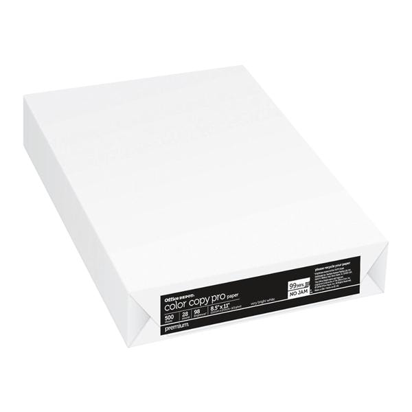 Color Copy Paper 8 1/2 in x 11 in 28 Lb 500 Sheets/Ream Ea