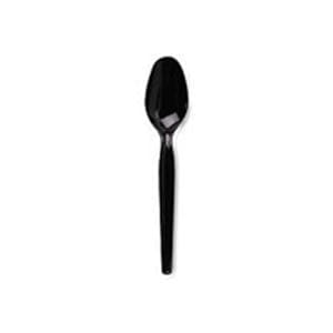 Dixie Medium/Heavyweight Utensils Spoons Black 100/Bx