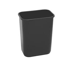 Highmark Wastebasket 7 Gallons 14.5 in x 10.5 in x 15.25 in Black Ea