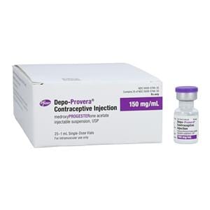 Depo-Provera Injection 150mg/mL SDV 1mL 25/Package