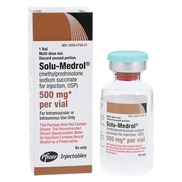 Solu-Medrol Injection 500mg MDV 8mL Each