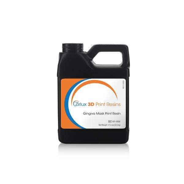 Zirlux Gingiva Mask 3D Print Resin .5/Kg