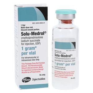 Solu-Medrol Injection 1gm MDV 16mL Each, 48 VL/CA
