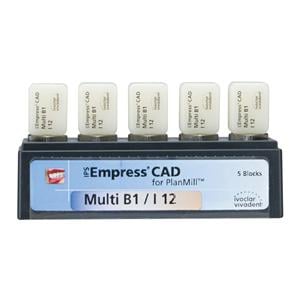 IPS Empress CAD Multi Milling Blocks Multi-Chromatic I12 B1 For PlanMill 5/Bx