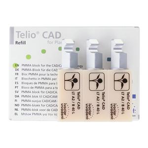 Telio CAD LT Milling Blocks Low Translucency B40L A2 For PlanMill 3/Bx