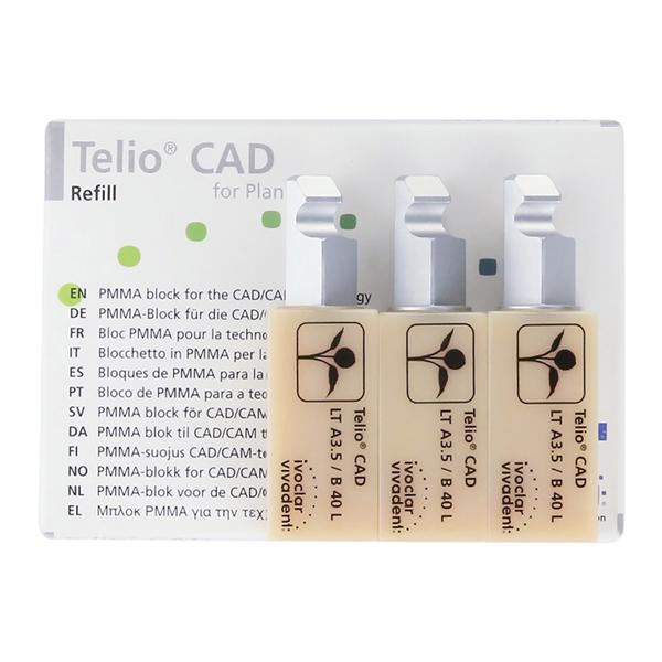 Telio CAD LT Milling Blocks Low Translucency B40L A3.5 For PlanMill 3/Bx