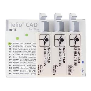 Telio CAD LT Milling Blocks Low Translucency B55 BL3 For PlanMill 3/Bx