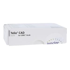 Telio CAD LT Milling Blocks Low Translucency B40L B1 For CEREC 3/Bx