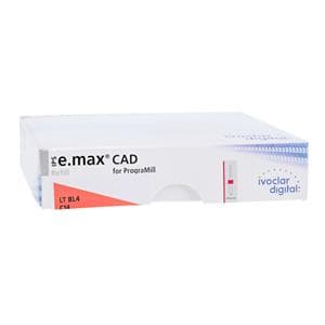 IPS e.max CAD LT Milling Blocks Low Translucency C14 BL4 For PrograMill 5/Bx