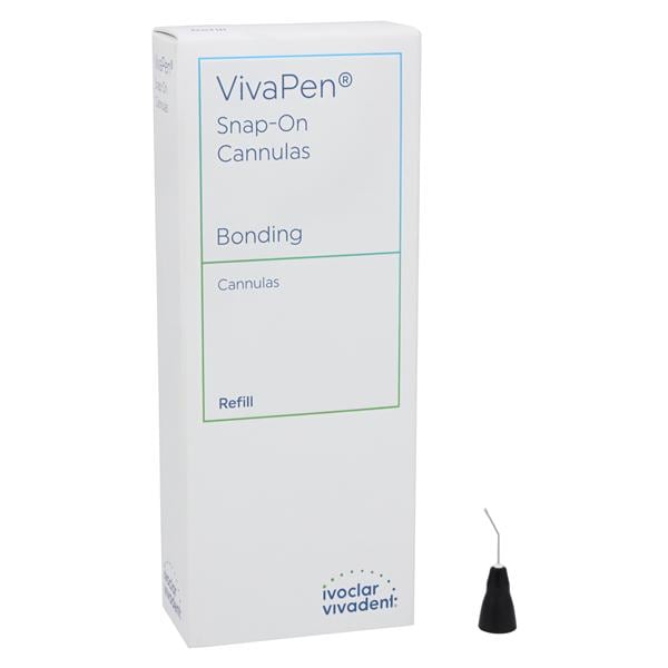 VivaPen Snap-On Cannulas Black 8 Gauge 100/Pk