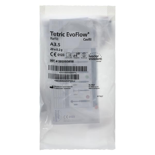 Tetric EvoFlow Flowable Composite A3.5 Cavifil Refill 20/Bx