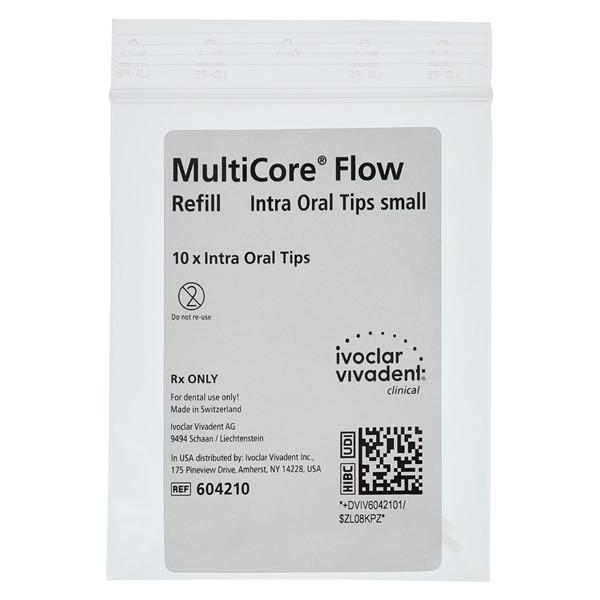 MultiCore Flow Handheld Syringe Intraoral Mixing Tips 10 Gm 10/Bx
