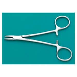 Brown Needle Holder Fine serration 5-1/4" Stainless Steel Ea