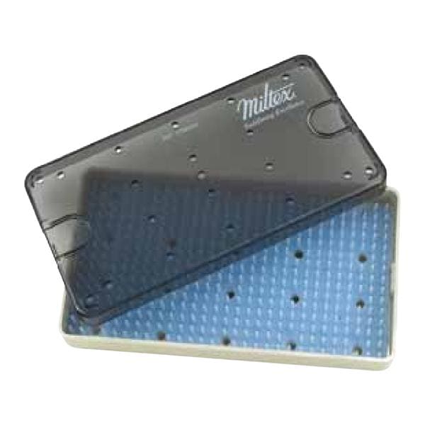 Sterilization Tray Stainless Steel Silver 8 Instruments Ea