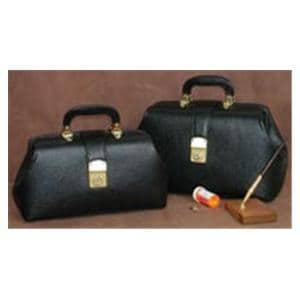 Boston Specialist Phys Bag 16x7x11" Blk Algtr Zpr 2 Lthr HandlesShoulder Strp