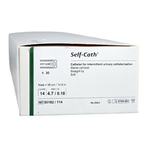 Self-Cath Intermittent Catheter Straight Tip Silicone 14Fr