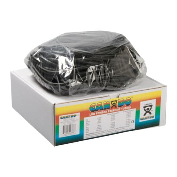 CanDo Exercise Tubing 100' Black X-Heavy