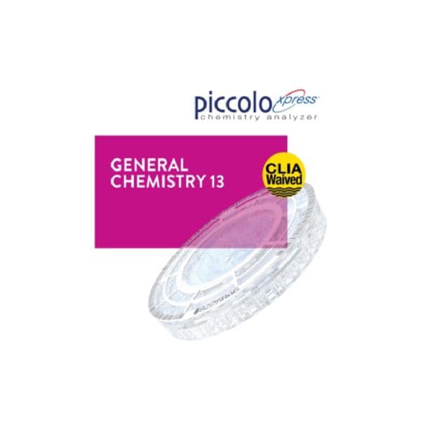 Piccolo Xpress General Chemistry 13 Reagent Disc CLIA Waived 10/Bx