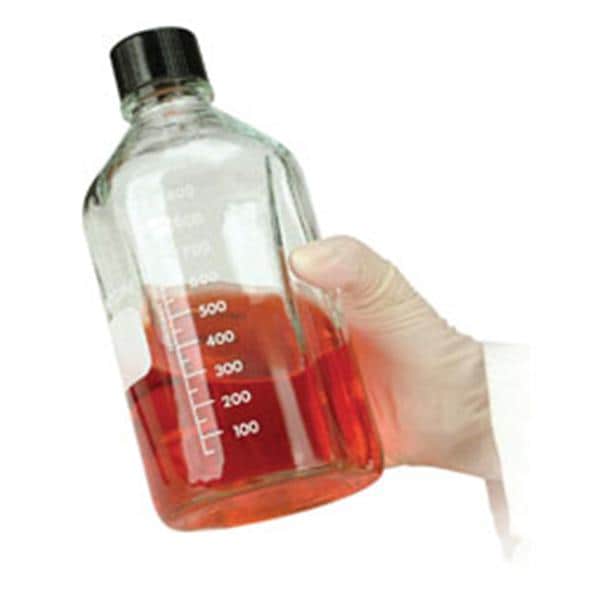 Wheaton Media Bottle Borosilicate Glass Clear 500mL 24/Pk