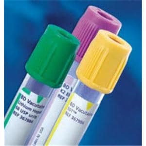 Vacutainer Venous Blood Collection Tube Blue 6mL Hemogard Closure Plastic 100/Bx