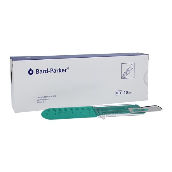 Bard-Parker Dsp Safety Surgical Scalpel #10 Plastic/Stainless Steel Sterile
