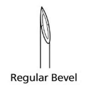 PrecisionGlide Hypodermic Needle 25gx1" Blue Conventional Low Dead Space 100/Bx, 10 BX/CA