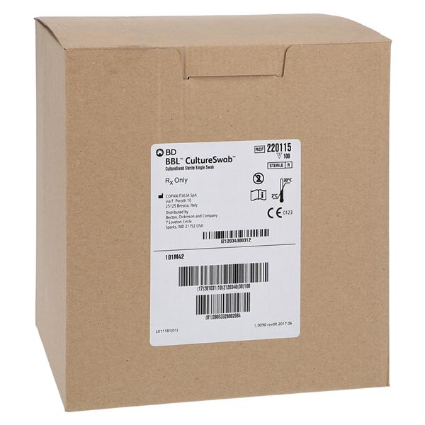 CultureSwab Swab Sterile 1s 100/bx