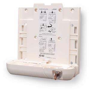 Sharps Bracket Pearl 4-1/4x9-1/2x9-1/2" Locking Plastic For Side Entry Ea, 10 EA/CA