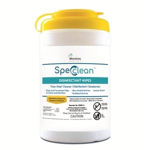 Spec Clean Disinfectant Wipes Canister 240/Cn, 12 CN/CA