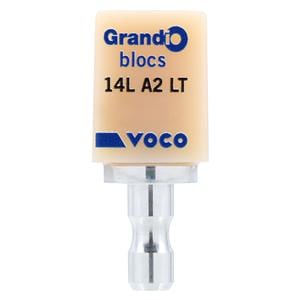 Grandio blocs LT Milling Blocks Low Translucency 14L A2 For CEREC 5/Pk