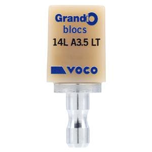 Grandio blocs LT Milling Blocks Low Translucency 14L A3.5 For CEREC 5/Pk