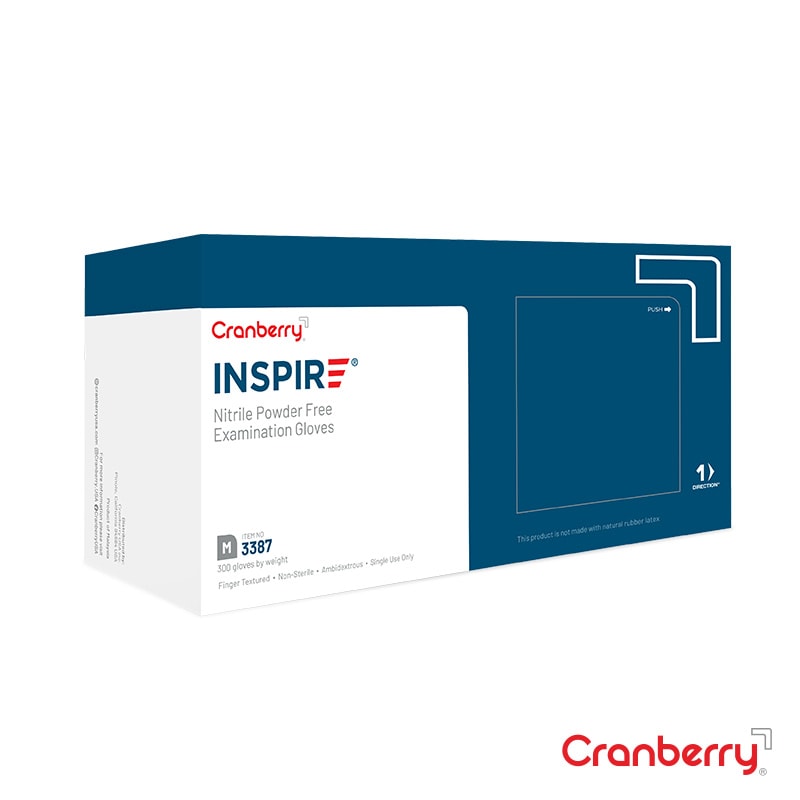 Cranberry – Inspire Nitrile Exam Gloves
