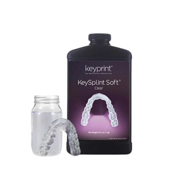 KeyPrint KeySplint Soft Clear - 1kg Bottle - Henry Schein