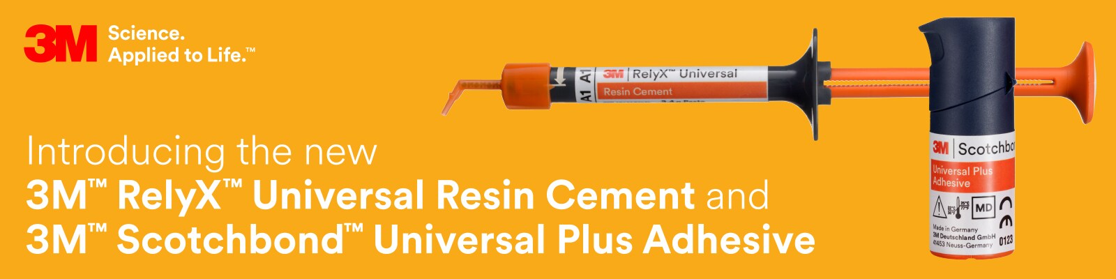3M™ RelyX™ Universal Resin Cement & 3M™ Scotchbond™ Universal Plus Adhesive